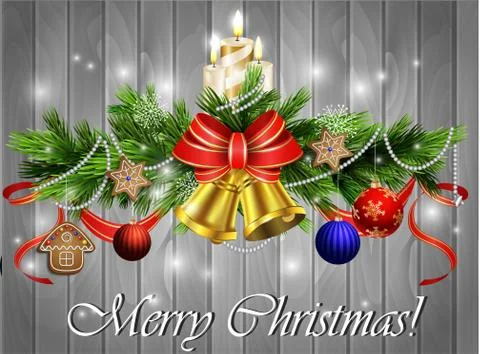 Christmas elements for your designs Stock Illustration