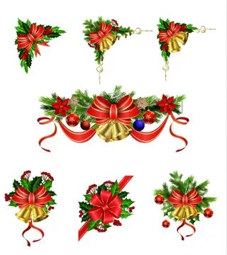 Christmas elements for your designs Stock Illustration