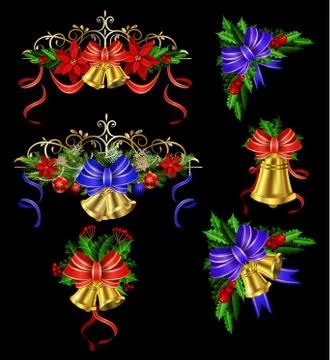 Christmas elements for your designs イラスト素材