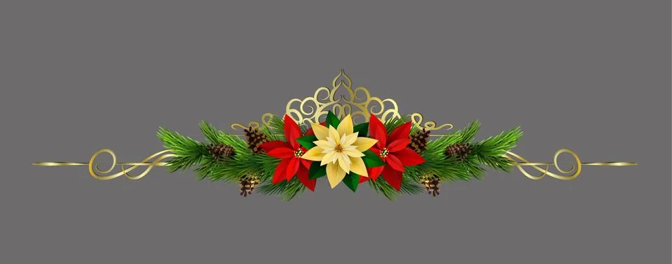 Christmas elements for your designs Stock Illustration
