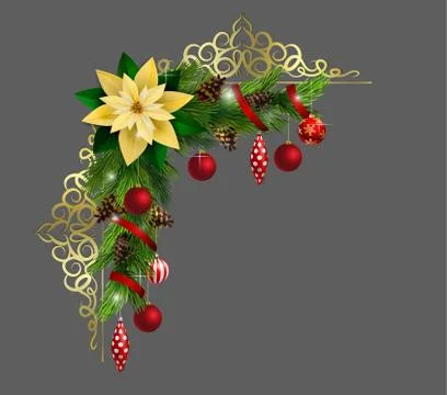 Christmas elements for your designs Stock Illustration