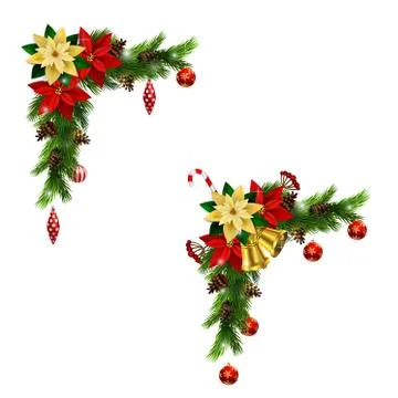 Christmas elements for your designs Stock Illustration