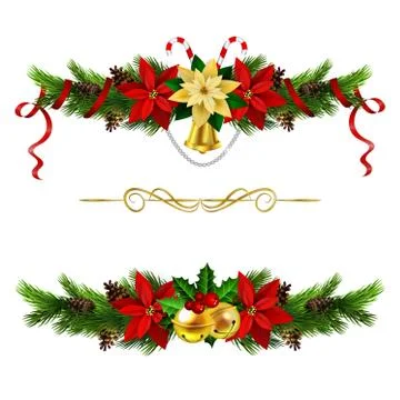 Christmas elements for your designs Stock Illustration