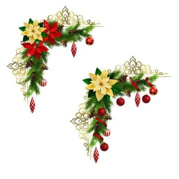 Christmas elements for your designs Stock Illustration