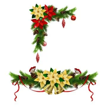 Christmas elements for your designs イラスト素材