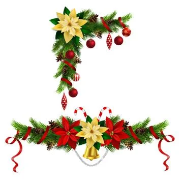 Christmas elements for your designs Stock Illustration