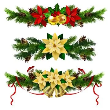 Christmas elements for your designs Stock Illustration