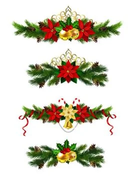Christmas elements for your designs Stock Illustration
