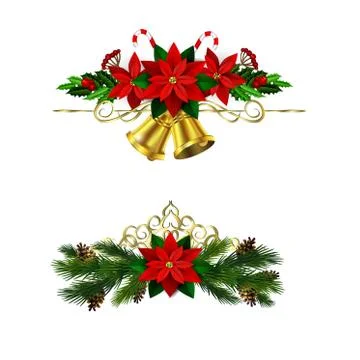 Christmas elements for your designs Stock Illustration