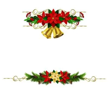 Christmas elements for your designs Stock Illustration