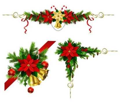 Christmas elements for your designs Stock Illustration