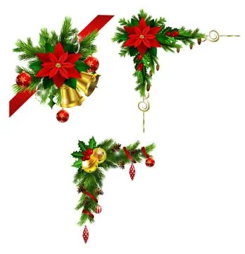 Christmas elements for your designs Stock Illustration