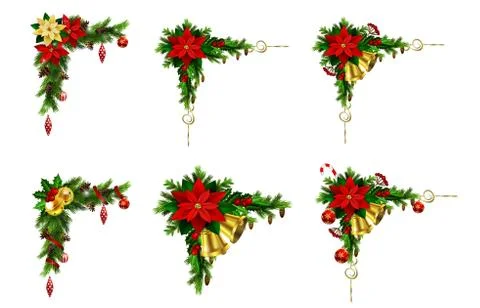 Christmas elements for your designs Stock Illustration