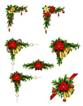 Christmas elements for your designs Stock Illustration