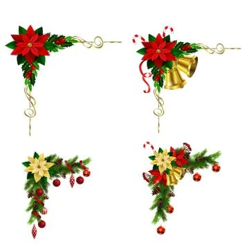 Christmas elements for your designs Stock Illustration