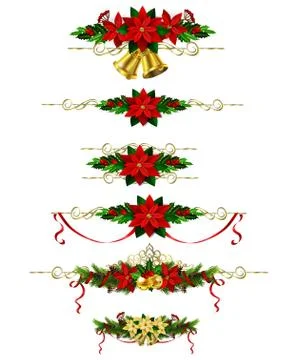 Christmas elements for your designs イラスト素材