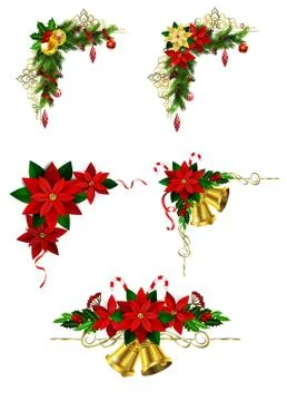 Christmas elements for your designs Stock Illustration