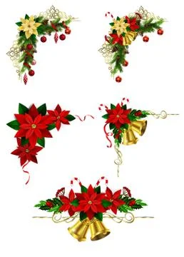 Christmas elements for your designs Stock Illustration