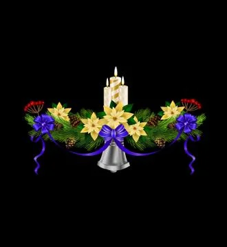 Christmas elements for your designs Stock Illustration