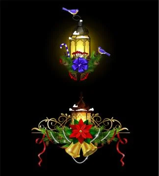Christmas elements for your designs Stock Illustration