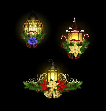 Christmas elements for your designs Stock Illustration