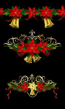 Christmas elements for your designs Stock Illustration