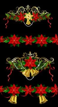 Christmas elements for your designs Stock Illustration