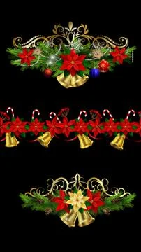 Christmas elements for your designs Stock Illustration