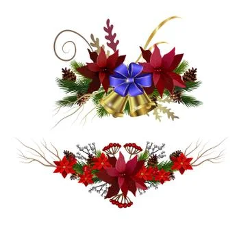Christmas elements for your designs Stock Illustration