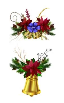 Christmas elements for your designs 스톡 일러스트