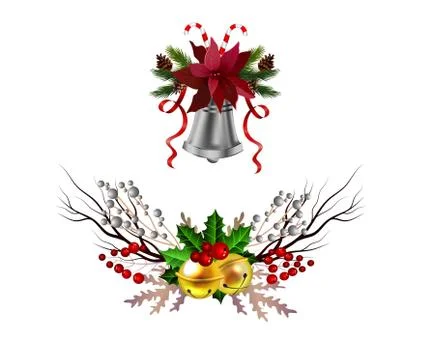 Christmas elements for your designs Stock Illustration