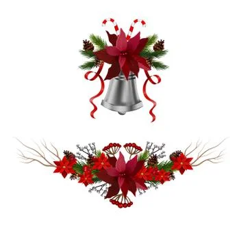Christmas elements for your designs Stock Illustration