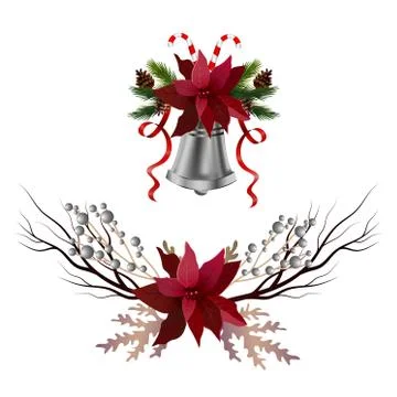 Christmas elements for your designs Stock Illustration