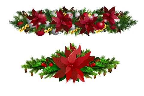 Christmas elements for your designs Stock Illustration