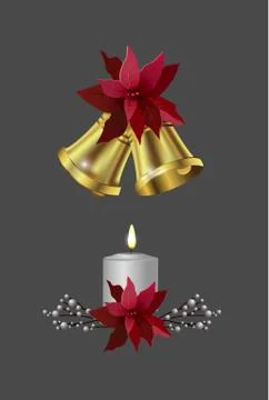 Christmas elements for your designs Illustrazione stock