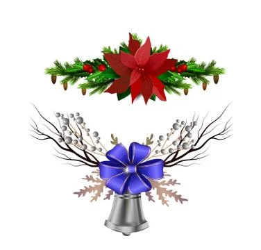 Christmas elements for your designs Stock Illustration