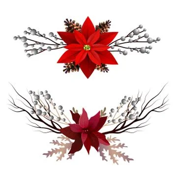 Christmas elements for your designs Stock Illustration