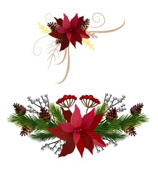 Christmas elements for your designs Stock Illustration