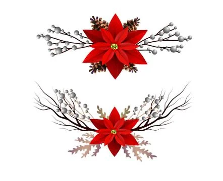 Christmas elements for your designs イラスト素材