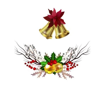 Christmas elements for your designs Stock Illustration