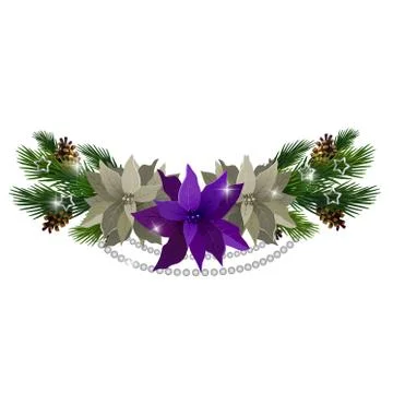 Christmas elements for your designs 库存插图