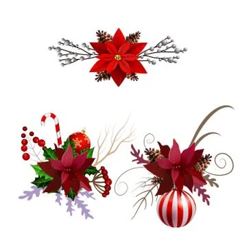 Christmas elements for your designs Stock Illustration