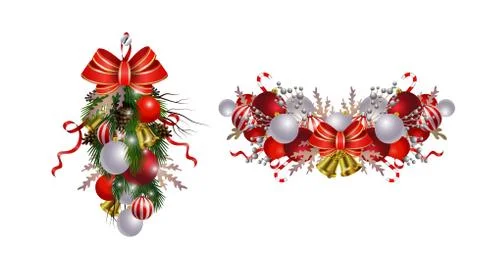 Christmas elements for your designs Stock Illustration