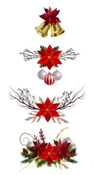 Christmas elements for your designs イラスト素材