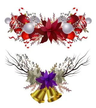 Christmas elements for your designs Stock Illustration