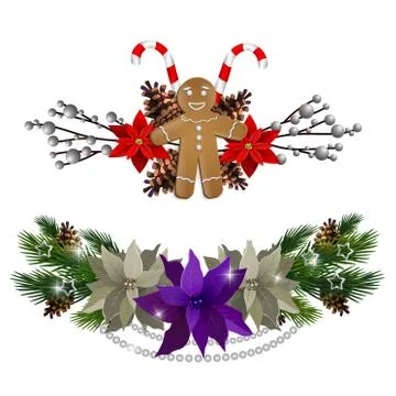 Christmas elements for your designs Stock Illustration