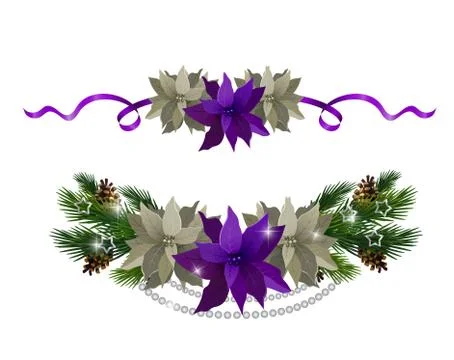 Christmas elements for your designs Stock Illustration