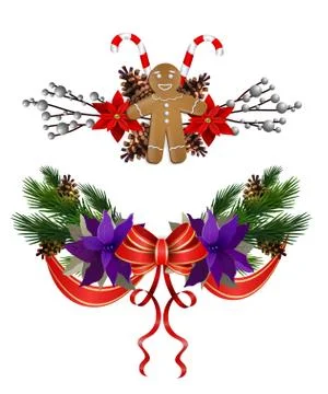 Christmas elements for your designs Stock Illustration