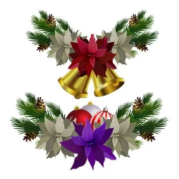 Christmas elements for your designs Stock Illustration