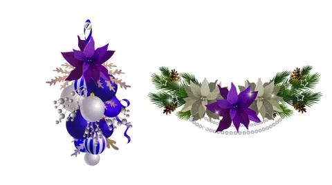 Christmas elements for your designs 库存插图